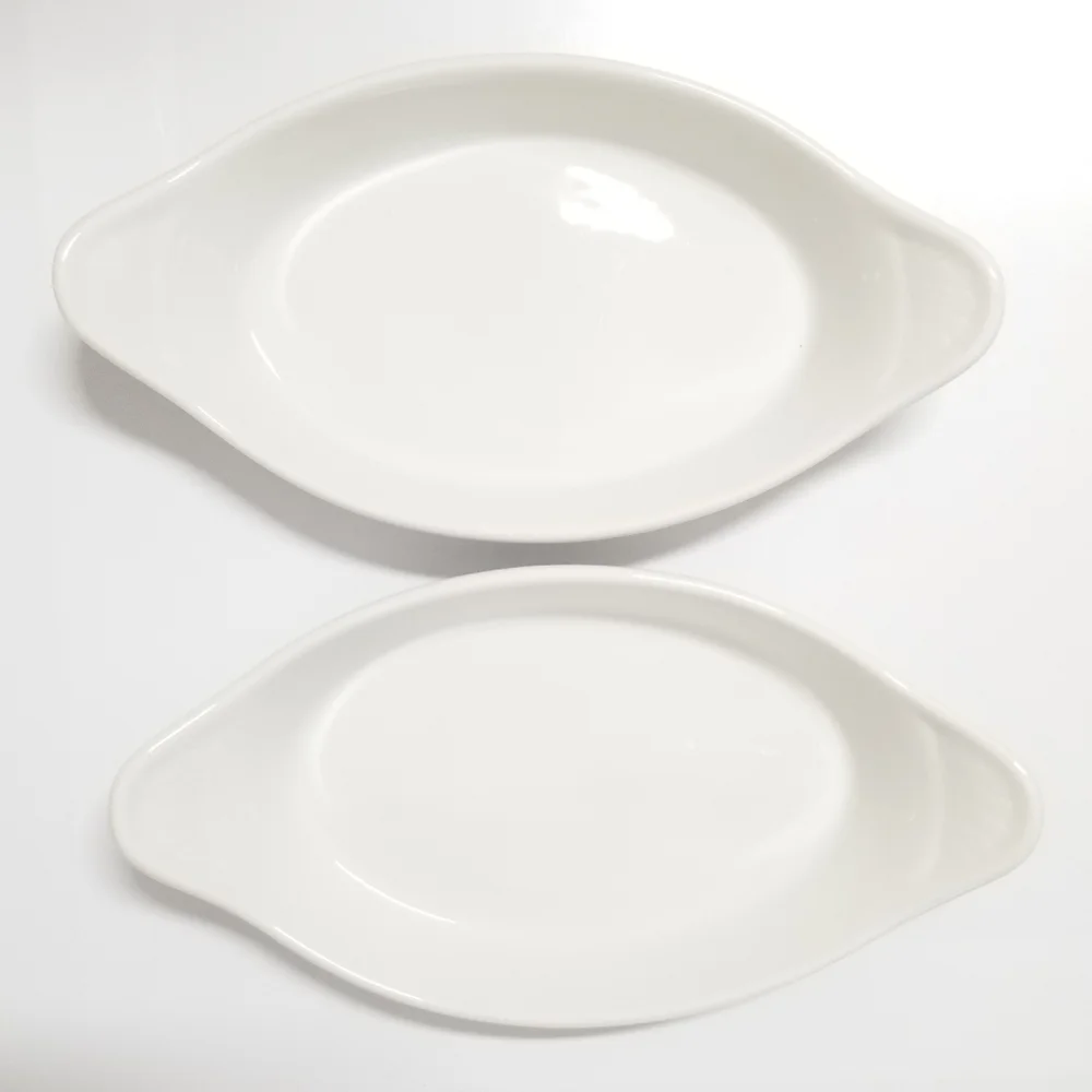 Royal Worcester Gourmet Oven China Oval Au Gratin Dishes Sz 8 Shape 42